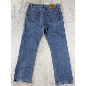 Levis Jeans Mens 38x32 Blue Denim Regular‎ Fit Straight Leg Vintage